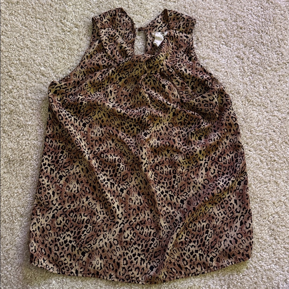 Blu Pepper Animal Print Top